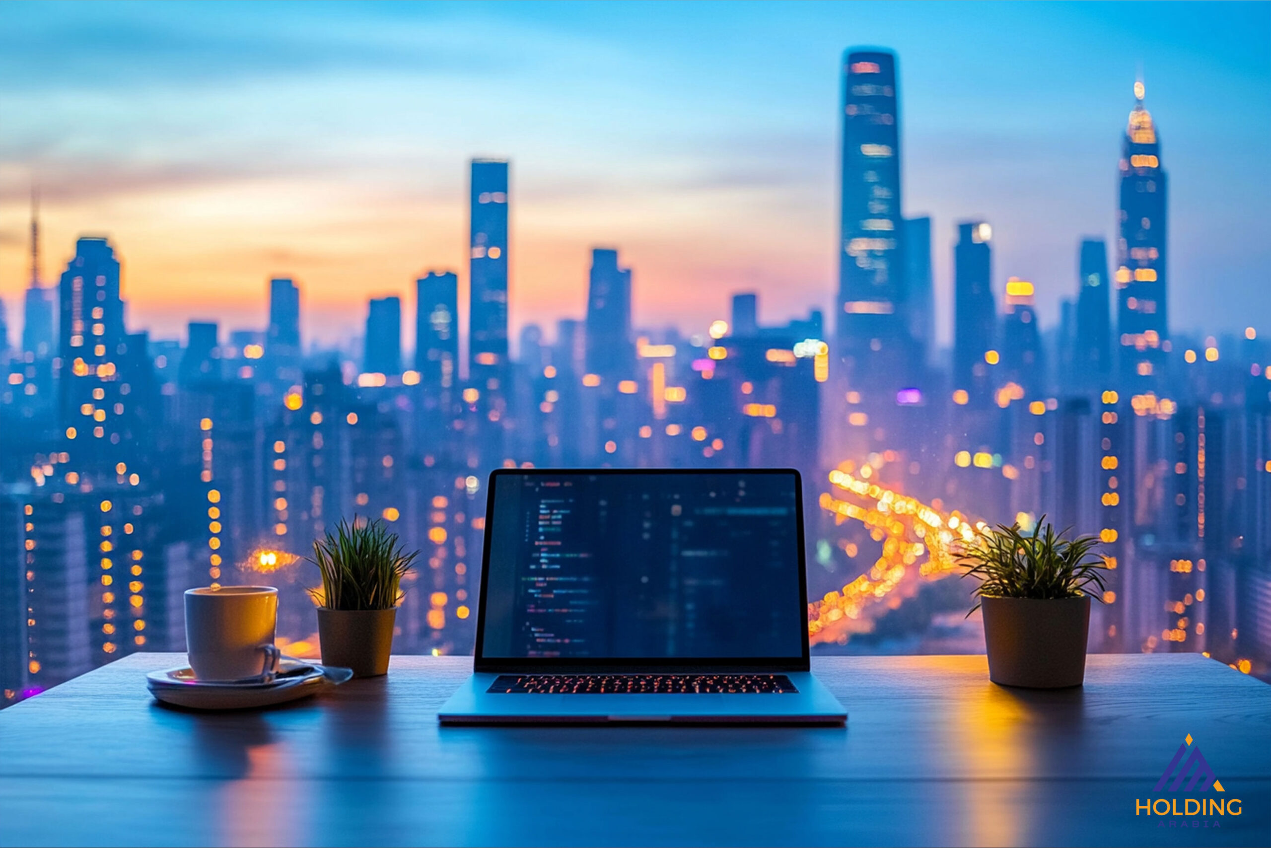 Responsive web development Riyadh showcasing website layout on mobile, tablet, and desktop.