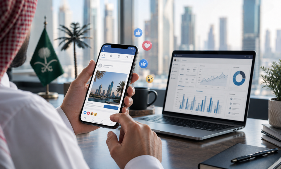إعلان ممول فيس بوك